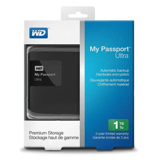 Western Digital 1TB My Passport Hard Drive