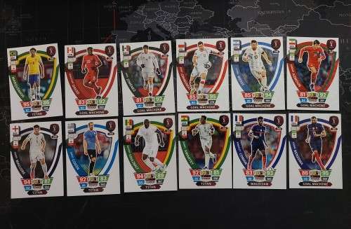 Panini Adrenalyn XL - FIFA World Cup 2022 -  Goal Machine, Titan & Magician Trading Cards (12 Cards)