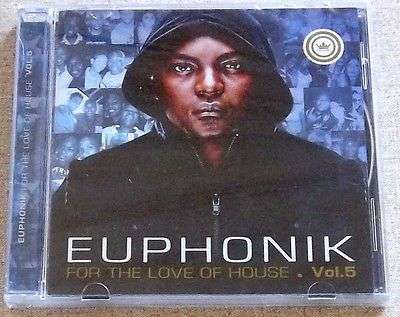 DJ EUPHONIK For The Love Of House Vol. 5 SOUTH AFRICA Cat# SCCD292 *SEALED*