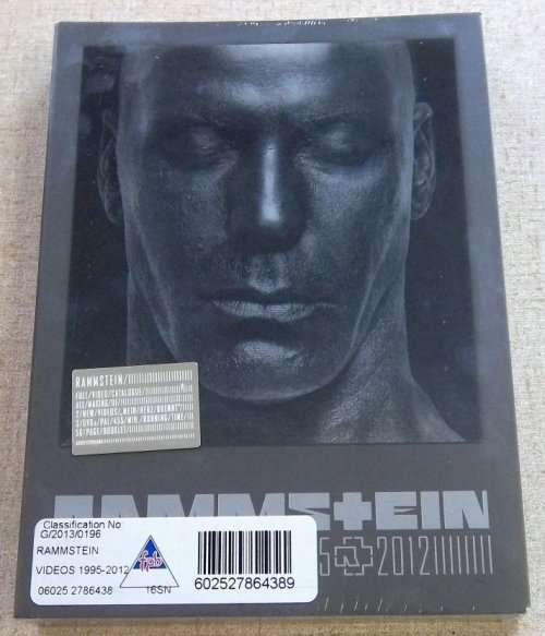 RAMMSTEIN Videos 1995-2012 3DVD Box Set