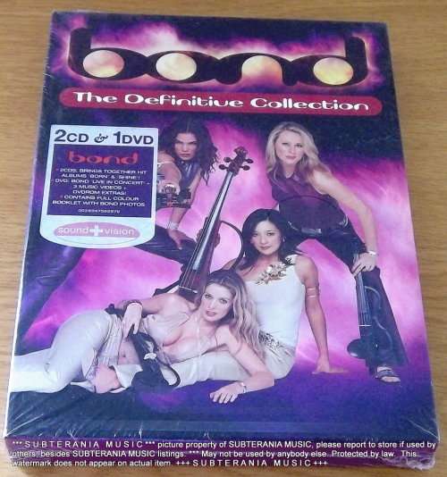 BOND The Definitive Collection 2 CD+DVD combo sealed International THE MUSES
