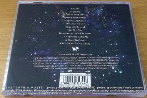 ROBBIE WILLIAMS Intensive Care CD [EX]