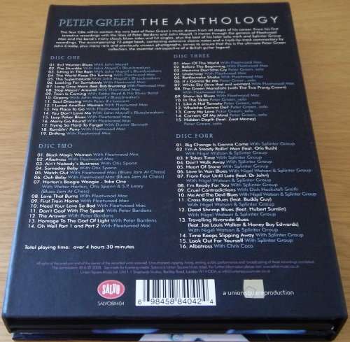 PETER GREEN The Anthology 4 CD BOX SET