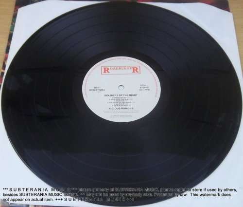 VICIOUS RUMORS Soldiers Of The Night  Vinyl LP