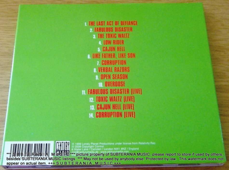 EXODUS Faster Disaster Limited Silver Edition