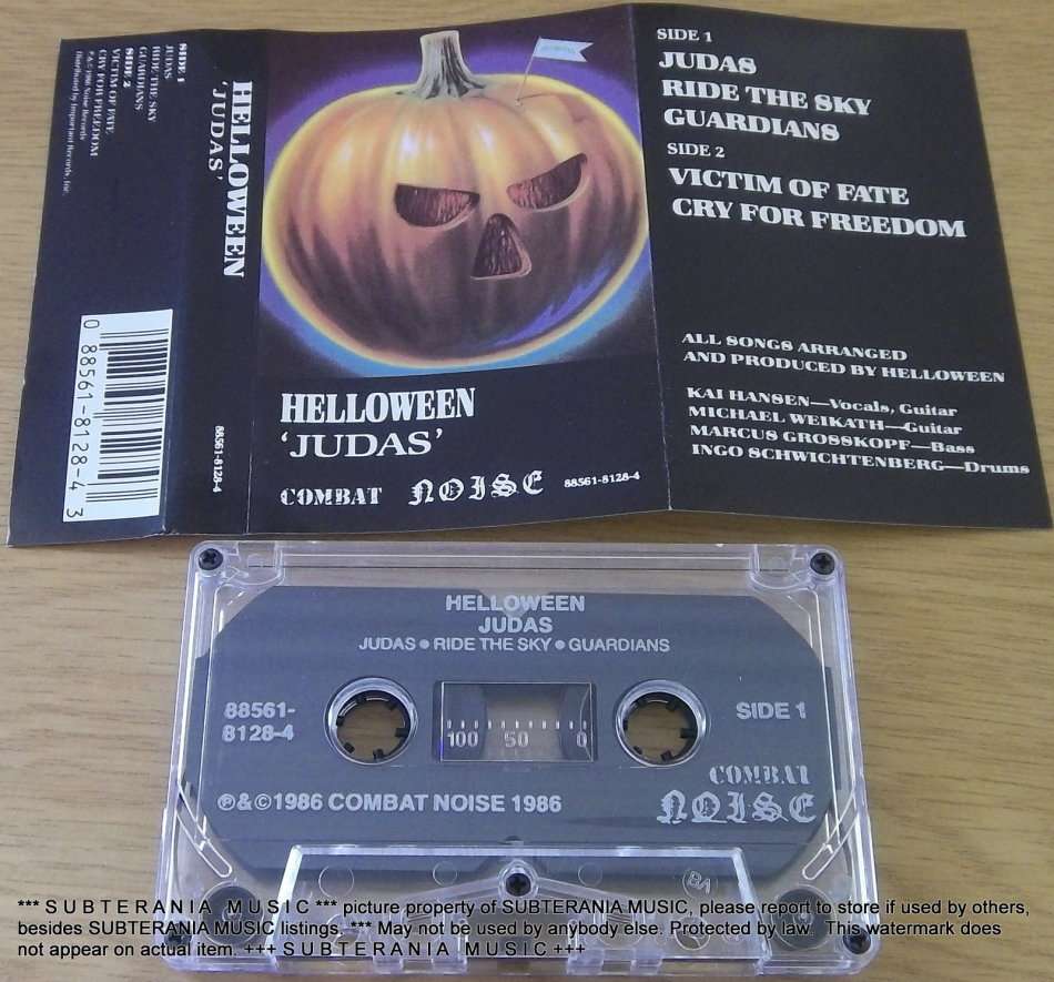 HELLOWEEN Judas Cassette Tape [[Shelf H]