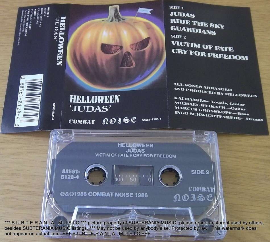 HELLOWEEN Judas Cassette Tape [[Shelf H]