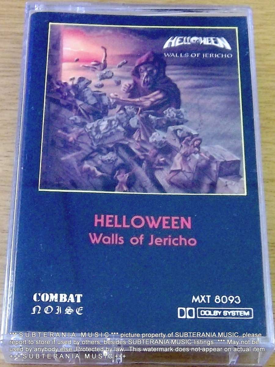 HELLOWEEN Walls of Jericho Cassette Tape [[Shelf H]