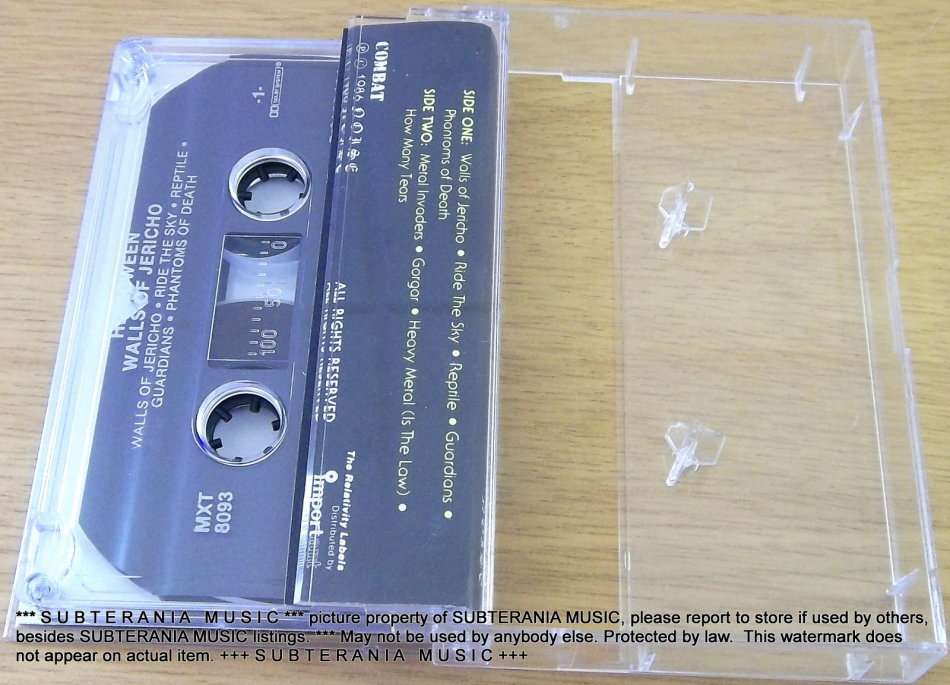 HELLOWEEN Walls of Jericho Cassette Tape [[Shelf H]