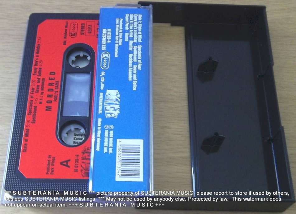 MORDRED Fool's Game Cassette Tape [[Shelf H]