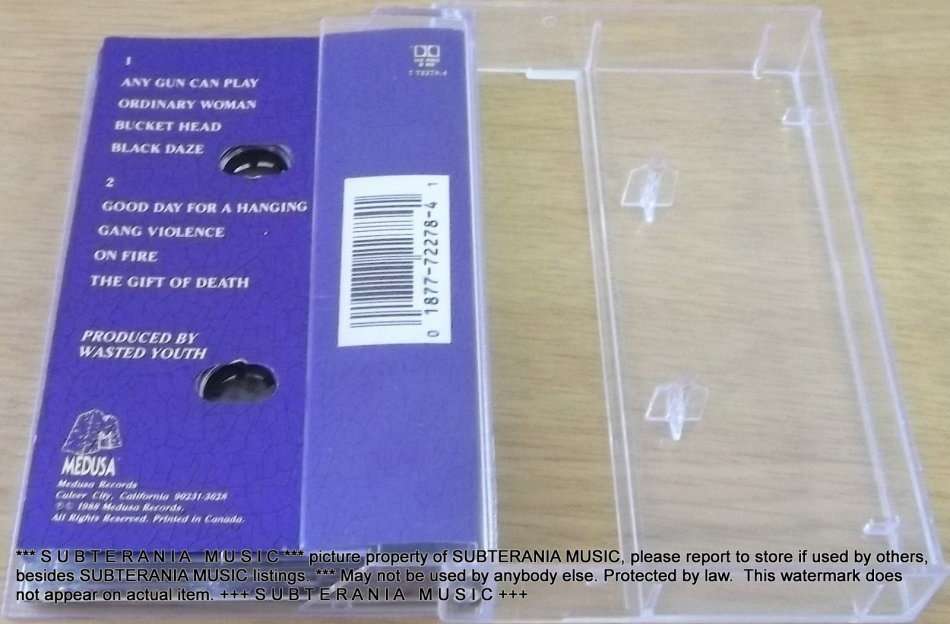 WASTED YOUTH Black Daze Cassette Tape [[Shelf H]