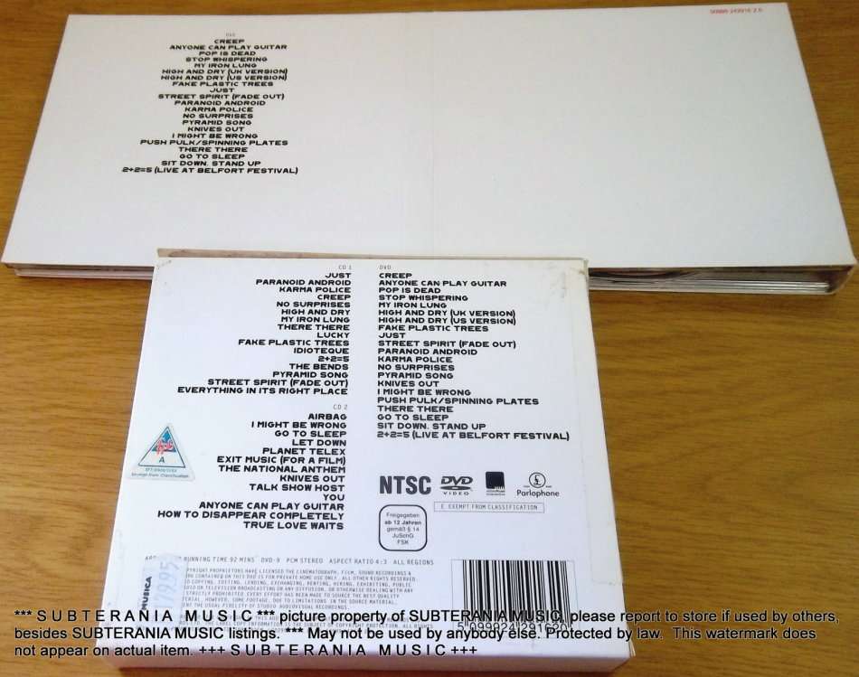 RADIOHEAD The Very Best Of 2 DVD + DVD