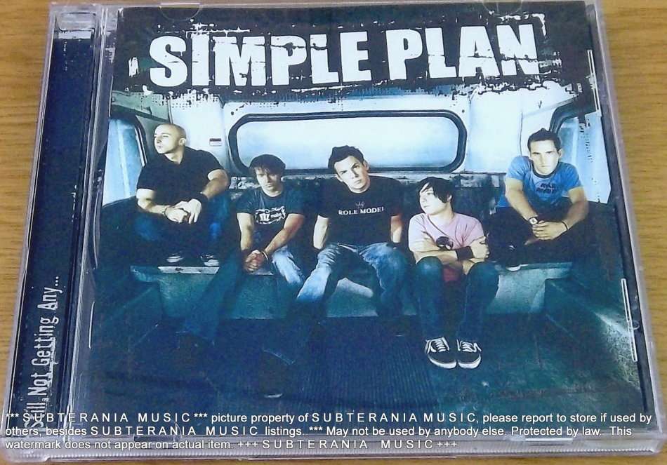 SIMPLE PLAN Still Not Getting Any  CD [Shelf H]