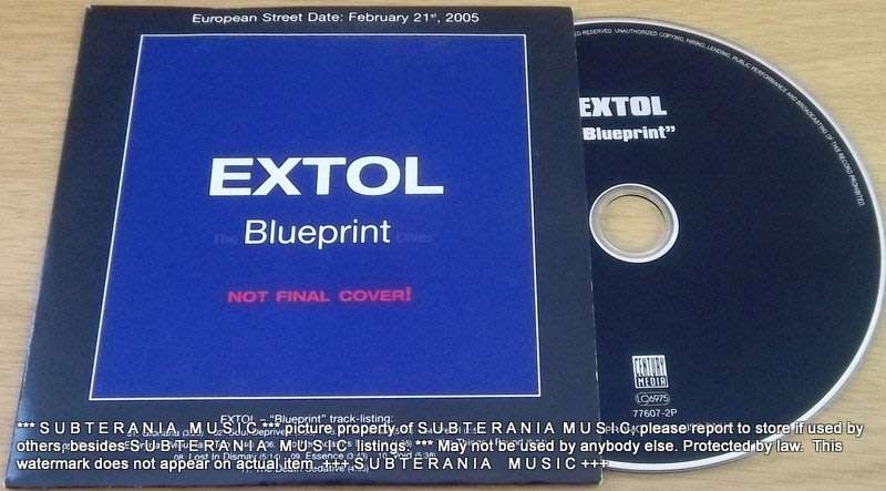 PROMO CD - EXTOL Blueprint  [BOX H]