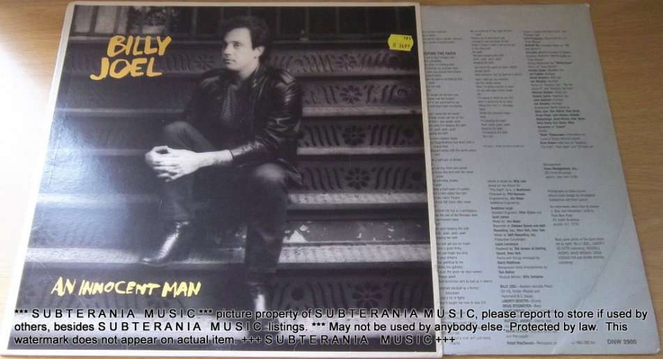 BILLY JOEL An Innocent Man Vinyl LP