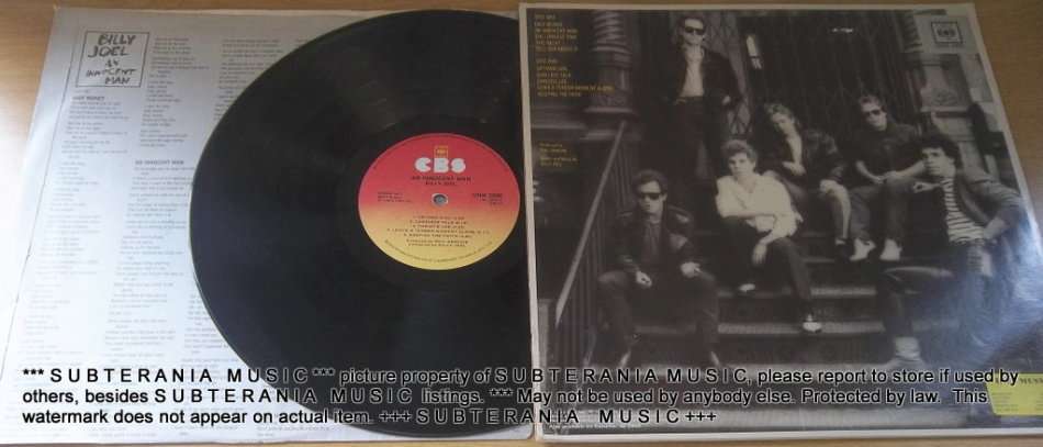 BILLY JOEL An Innocent Man Vinyl LP