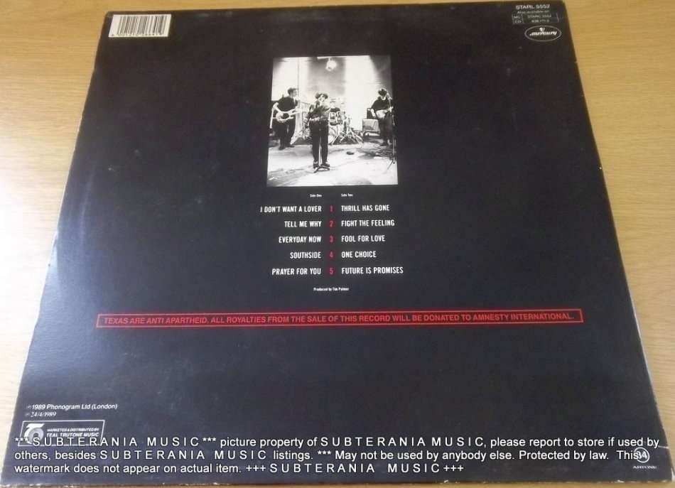 TEXAS Southside Vinyl LP