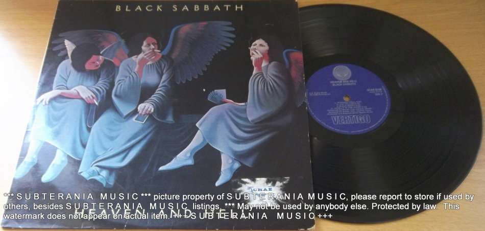 BLACK SABBATH Heaven and Hell 1980 South African Pressing  Vinyl LP Record