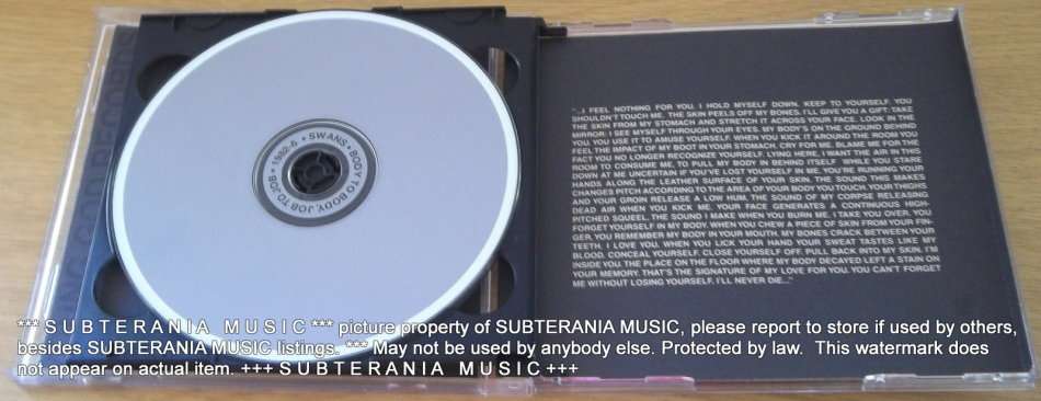 SWANS Filth + Body To Body, Job To Job Double CD