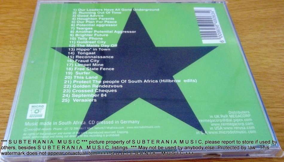 KALAHARI SURFERS The Eighties Vol. 2 SOUTH AFRICA Cat# MDCD 008