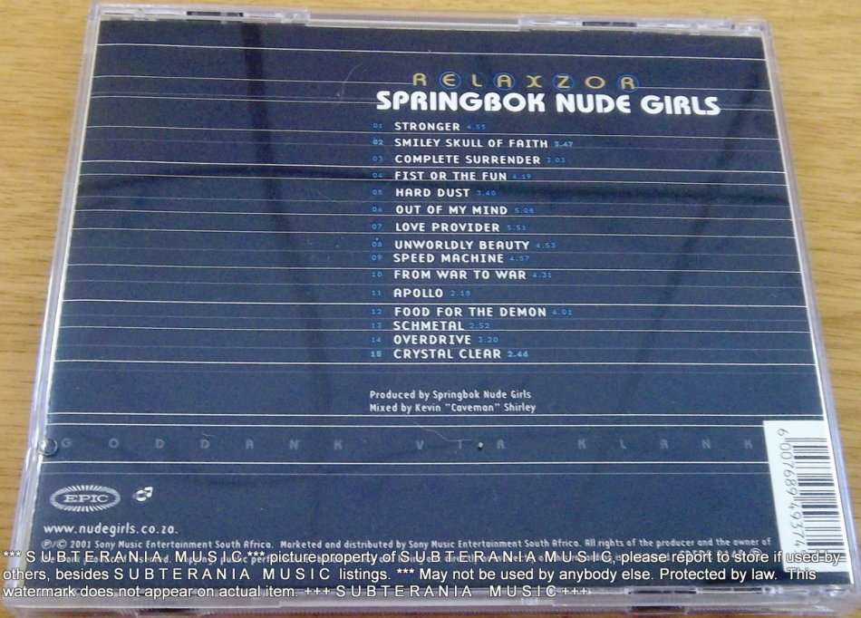 SPRINGBOK NUDE GIRLS Relaxzor [SEALED]