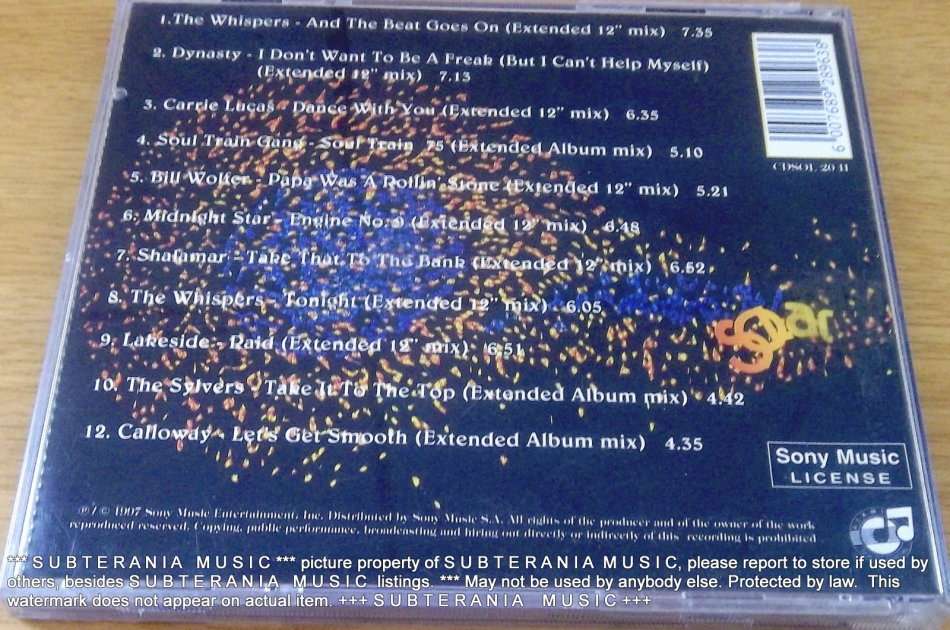 ABSOLUTELY SOLAR THE VERY BEST OF Shalamar, The Whispers, Lakeside  [G box 14]