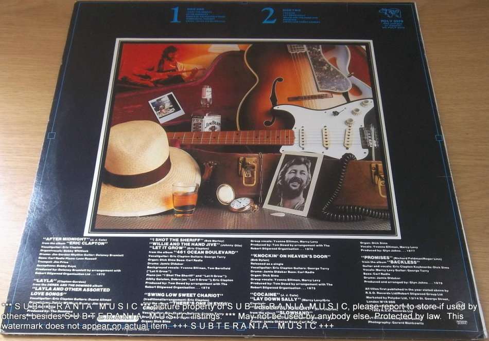 ERIC CLAPTON Time Pieces The Best Of  Vinyl Record