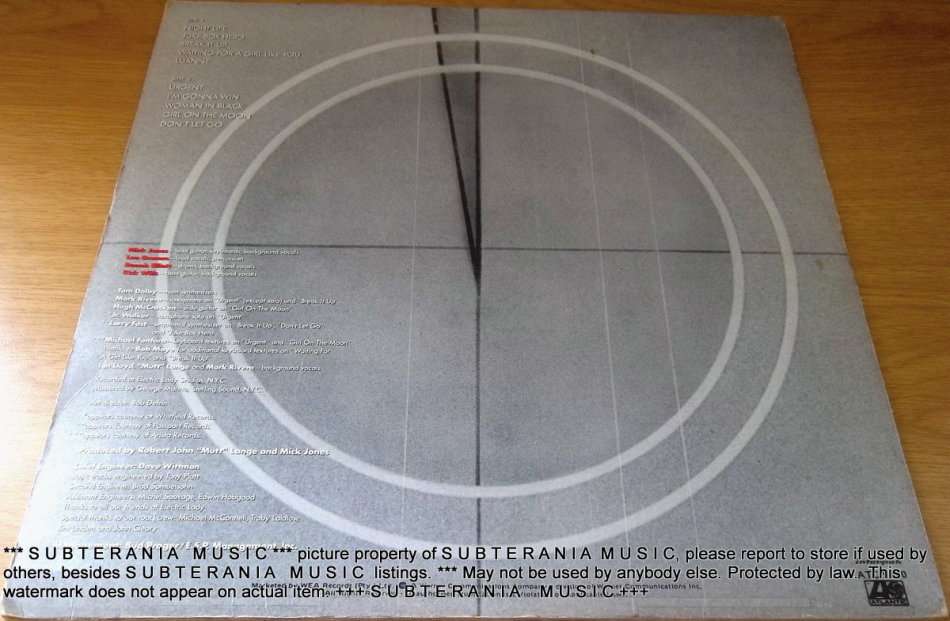 FOREIGNER  4 Vinyl Record