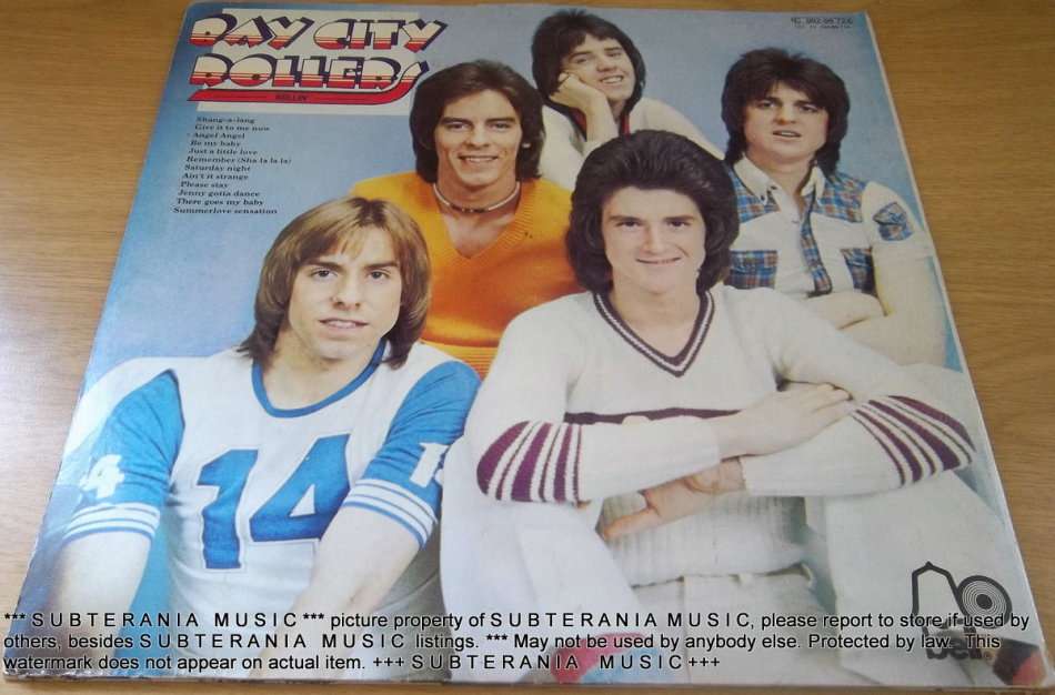 BAY CITY ROLLERS Rollin Vinyl LP Autographed by band