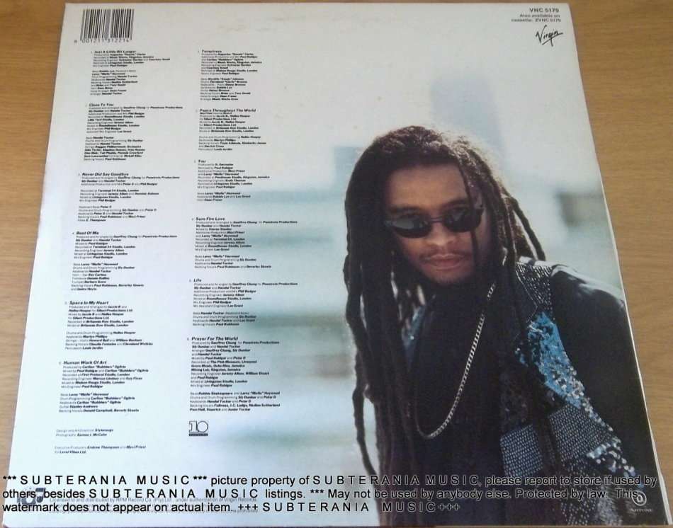 MAXI PRIEST  Bona Fide Vinyl Record