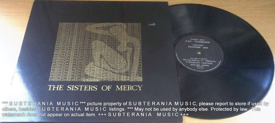 THE SISTERS OF MERCY Alice / Floorshow 12" Maxi Single Vinyl Record