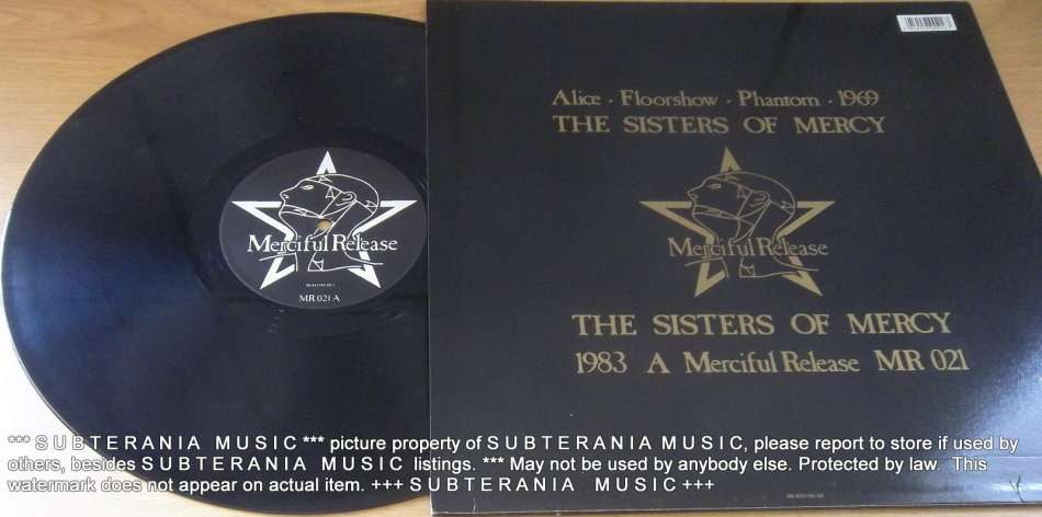THE SISTERS OF MERCY Alice / Floorshow 12" Maxi Single Vinyl Record