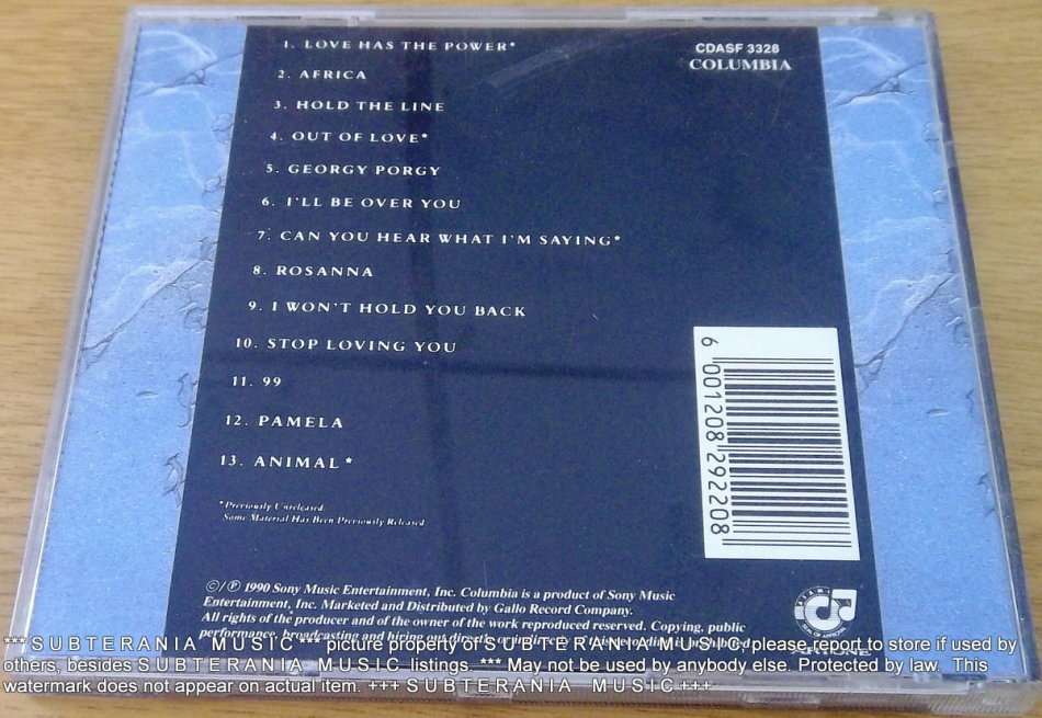 TOTO Past to Present 1977-1990  [Shelf G Box 21]