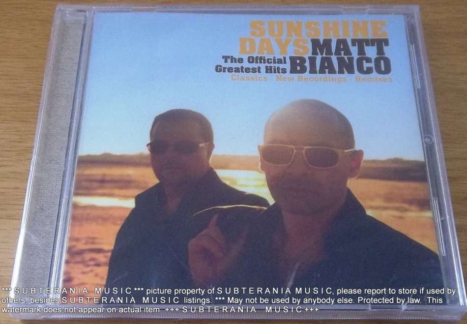 MATT BIANCO Sunshine Days - The Official Greatest Hits [Sealed]