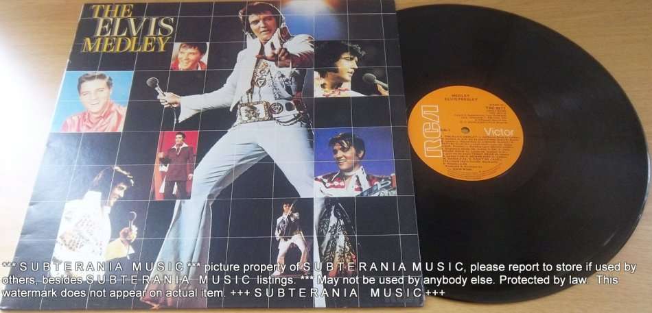 ELVIS PRESLEY The Elvis Medley LP Vinyl Record