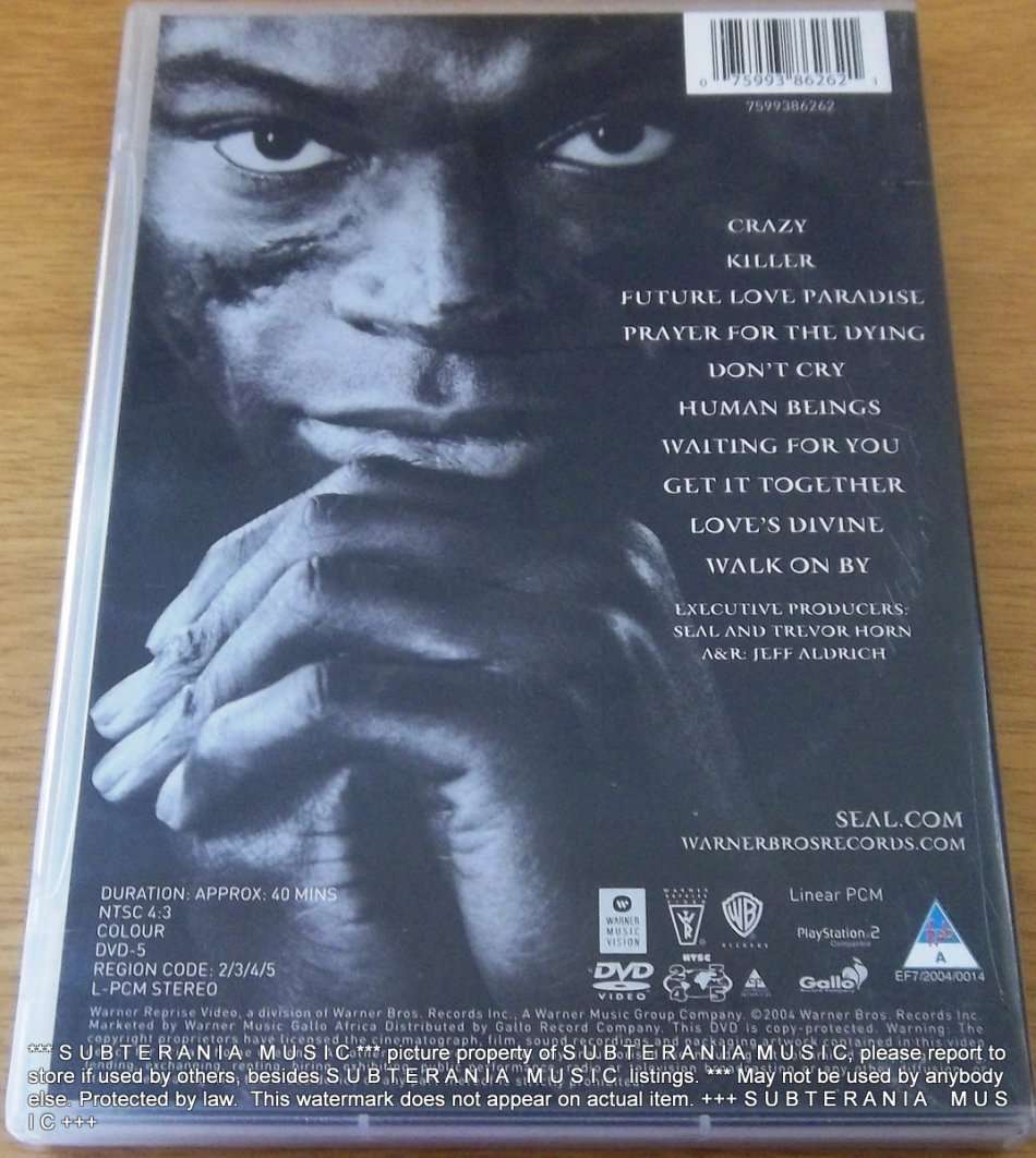 SEAL Videos  1991-2004 DVD