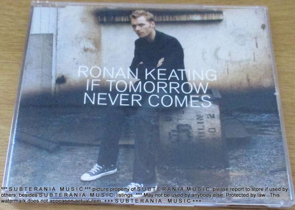 RONAN KEATING If Tomorrow Never Comes South African CD Single