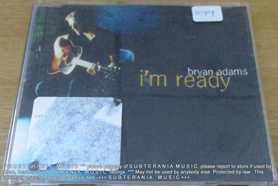 BRYAN ADAMS I'm Ready CD Single IMPORT