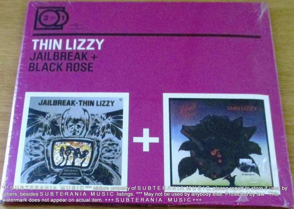 THIN LIZZY 2 For 1 Jailbreak + Black Rose [SEALED]