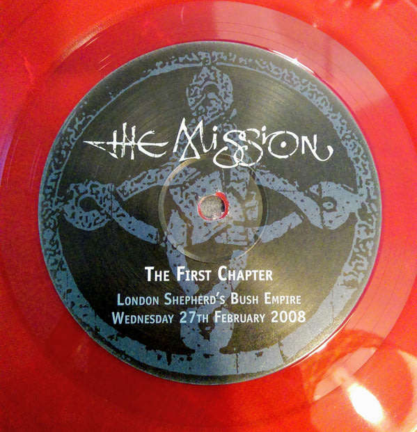 THE MISSION The First Chapter London Shepherd's Bush Empire  2 x RED VINYL RECORD