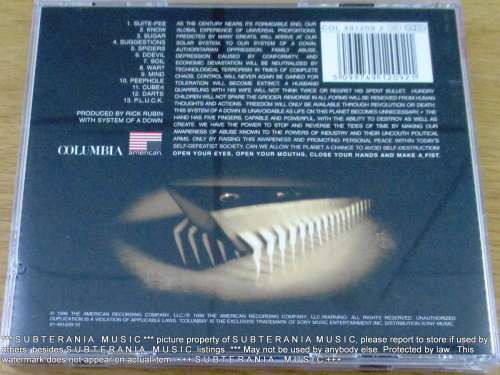 SYSTEM OF A DOWN Toxicity [Shelf G box 17]