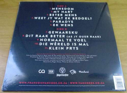FRANCOIS VAN COKE  Hierdie is die Lewe  VINYL RECORD