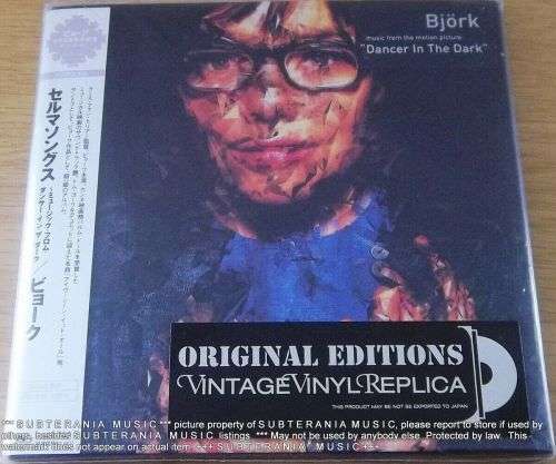 BJORK Selmasongs CD Cardboard Sleeve Reissue Series Vintage Vinyl Replica of Japanese OBI Strip
