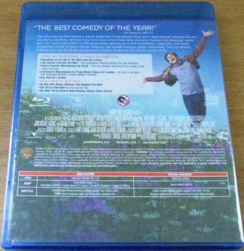 YES MAN Jim Carrey BLU RAY