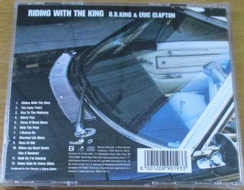 BB KING + ERIC CLAPTON Riding with the King CD [Shelf Z Box 1]