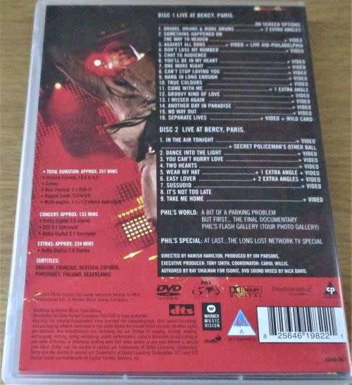 PHIL COLLINS Finally... The First Farewell Tour 2xDVD