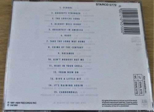 SUPERTRAMP The Very Best Of [Shelf Z Box 2]