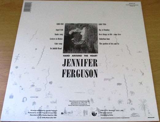 JENNIFER FERGUSON Hand Around the Heart VINYL Record Shifty Records