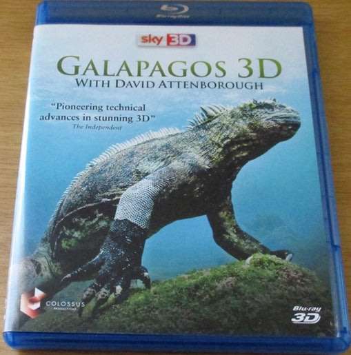 GALAPAGOS 3D with David Attenborough Blu Ray