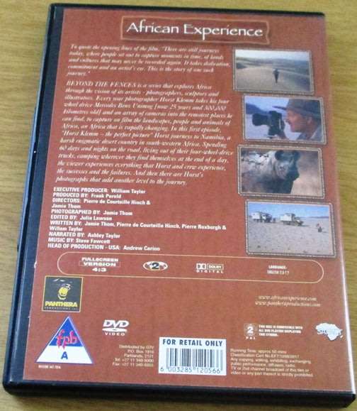 BEYOND THE FENCES African Experience DVD